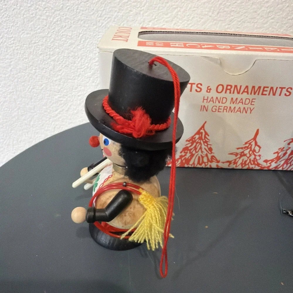 Two Steinbach Chimney Sweeps Ornaments Brothers Erzgebirge Schornsteinfeger Vtg